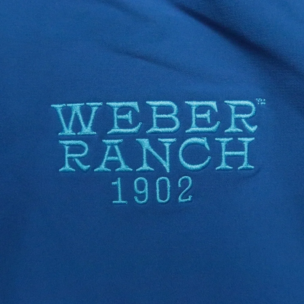 Redvanly Jacket Men Small Blue Dewitt Full Zip Pockets Hooded Weber Ranch‎ Vodka